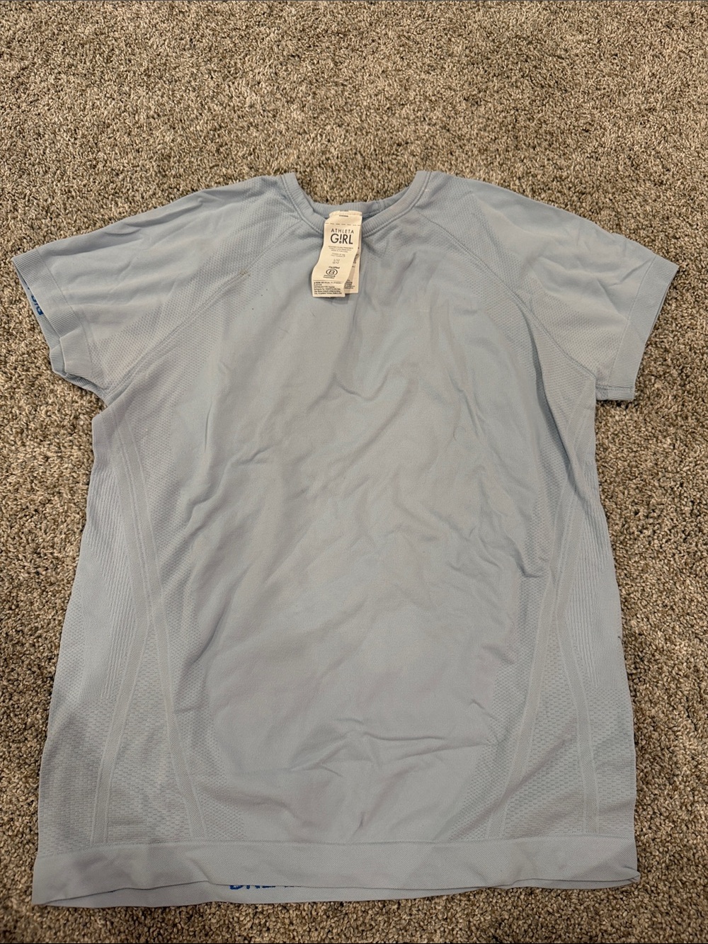 ATHLETA GIRL LIGHT BLUE SHIRT